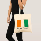 Vlag Ivoorkust Tote Bag (Voorkant (product))