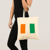 Vlag Ivoorkust Tote Bag (Voorkant (product))
