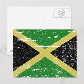  vlag Jamaica Briefkaart (Voorkant / Achterkant)