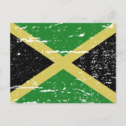  vlag Jamaica Briefkaart (Voorkant)