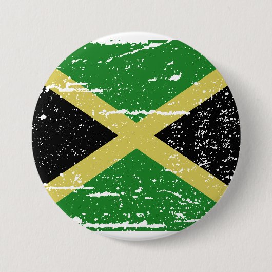 vlag Jamaica Ronde Button 7,6 Cm (Voorkant)