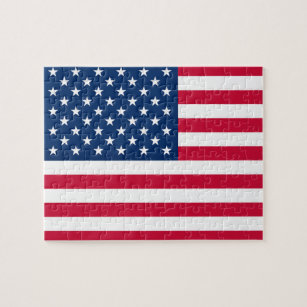 Vlag Jigzaag Puzzle Verenigde Staten van Amerika Legpuzzel