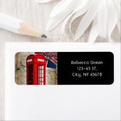 vlag jubileum kroonrode telefooncel etiket (Insitu)