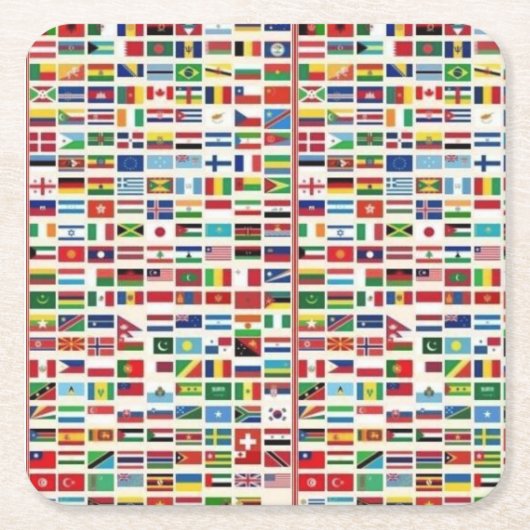VLAG KARTONNEN ONDERZETTERS (Voorkant)