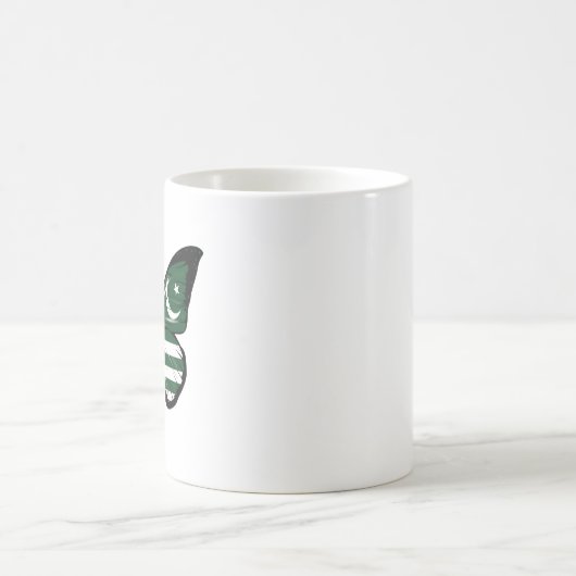 Vlag Kasjmir Butterfly Koffiemok (Center)