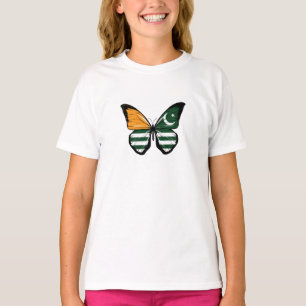 Vlag Kasjmir Butterfly T-shirt