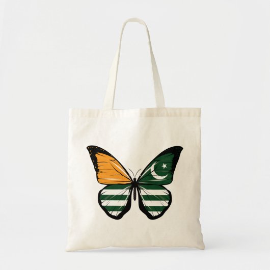 Vlag Kasjmir Butterfly Tote Bag (Voorkant)
