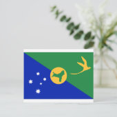 Vlag kersteiland (Australië) Briefkaart (Staand voorkant)