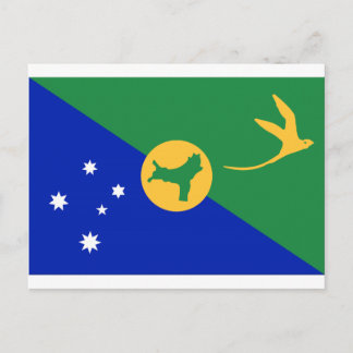 Vlag kersteiland (Australië) Briefkaart