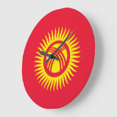 Vlag Kirgizië Grote Klok (Hoek)