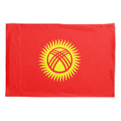 Vlag Kirgizië Kussensloop (Achterkant)