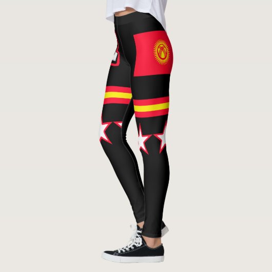 Vlag Kirgizië Leggings (Links)