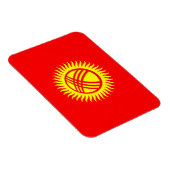 Vlag Kirgizië Magneet (Rechterzijde)