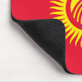 Vlag Kirgizië Muismat (Hoek)