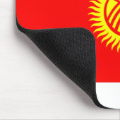Vlag Kirgizië Muismat (Hoek)