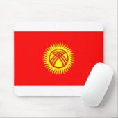 Vlag Kirgizië Muismat (Met muis)