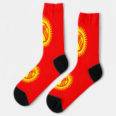 Vlag Kirgizië Sokken (Links)