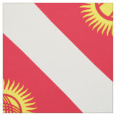 Vlag Kirgizië Stof (Swatch)