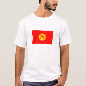 Vlag Kirgizië T-shirt (Voorkant)