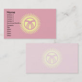 Vlag Kirgizië Visitekaartje (Voorkant / Achterkant)