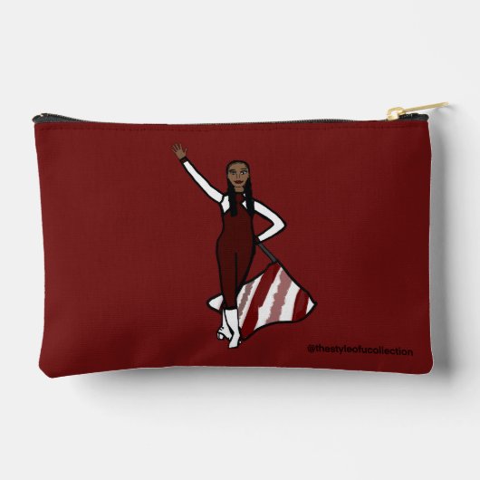 Vlag/Kleurenwacht Accessoirezak Bourgogne Etui (Achterkant)