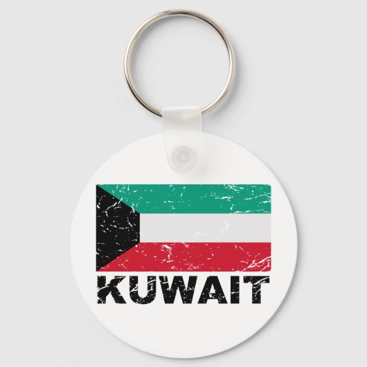 vlag Koeweit Sleutelhanger (Voorkant)