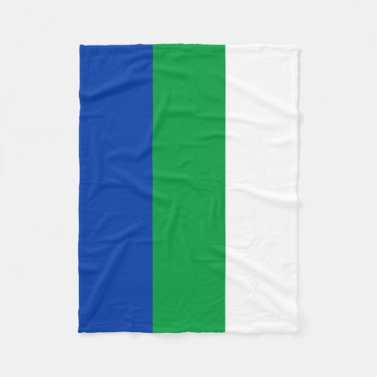 Vlag Komi Fleece Deken (Voorkant)