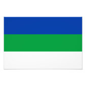 Vlag Komi Foto Afdruk (Voorkant)