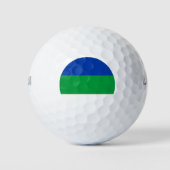 Vlag Komi Golfballen (Voorkant)