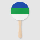 Vlag Komi Handwaaier (Achterkant)