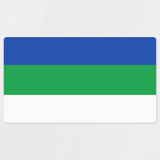 Vlag Komi Labels (Design 2)