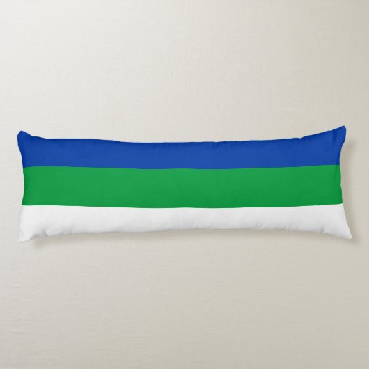 Vlag Komi Lichaamskussen (Achterkant)