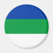 Vlag Komi Magneet (Voorkant)