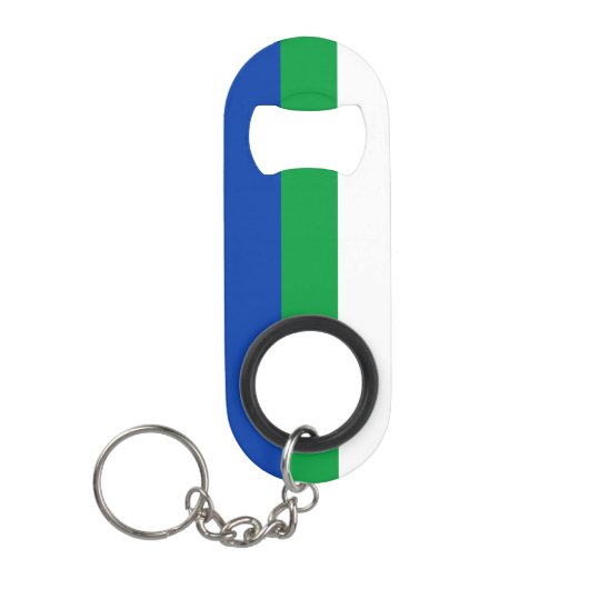 Vlag Komi Mini Flessenopener (Voorkant)