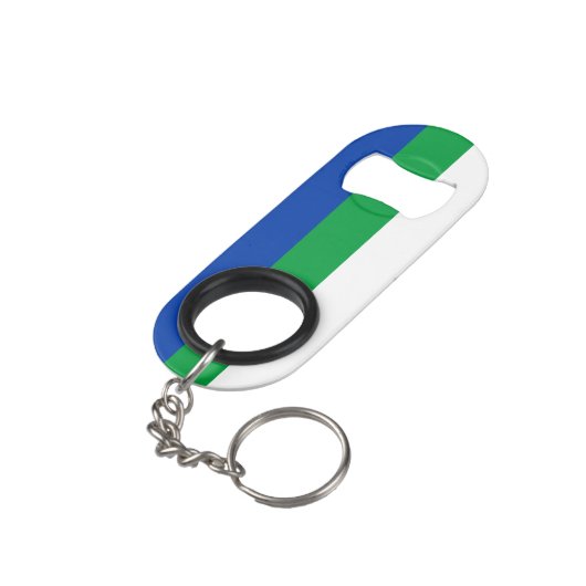 Vlag Komi Mini Flessenopener (Achterkant Gekanteld)