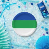 Vlag Komi Papieren Bordje (Feest)