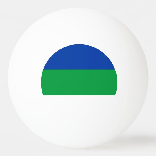 Vlag Komi Pingpongbal (Achterkant)