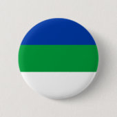 Vlag Komi Ronde Button 5,7 Cm (Voorkant)