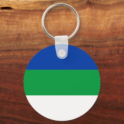 Vlag Komi Sleutelhanger (Achterkant)