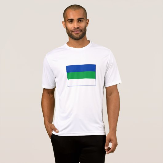 Vlag Komi T-shirt (Voorkant volledig)