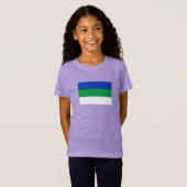 Vlag Komi T-shirt (Voorkant volledig)