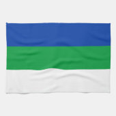 Vlag Komi Theedoek (Horizontaal)