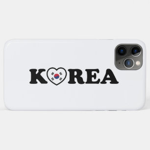 vlag Korea Love Heart Case-Mate iPhone Case