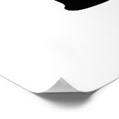 vlag Korea Love Heart Poster (Hoek)