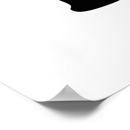 vlag Korea Love Heart Poster (Hoek)