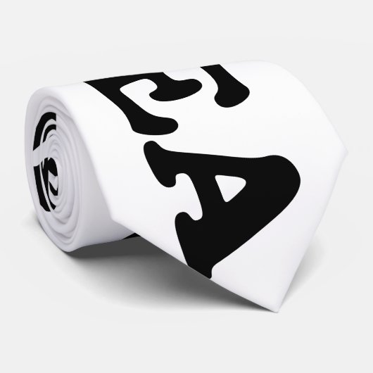 vlag Korea Love Heart Stropdas (Opgerold)