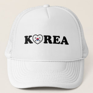 vlag Korea Love Heart Trucker Pet