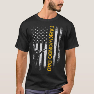Vlag Korea Taekwondo Opleiding vader T-shirt