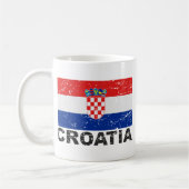 vlag Kroatië Koffiemok (Links)