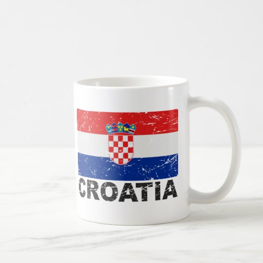 vlag Kroatië Koffiemok (Rechts)